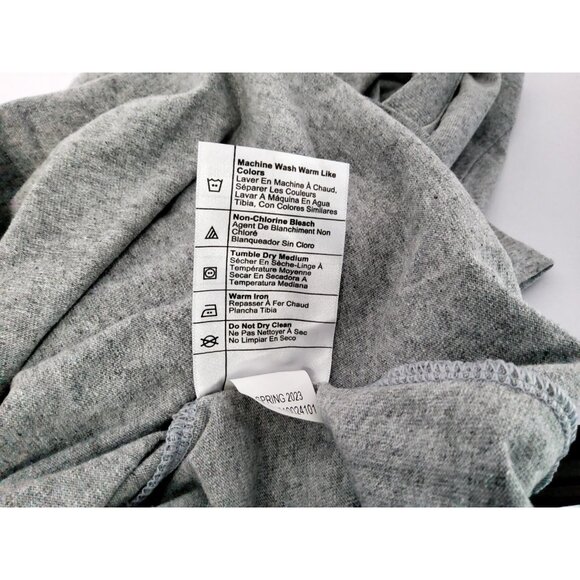 Carhartt Women's T-Shirt Loose Fit Grey Heavy Weight Single Pocket Size XXL - Picture 8 of 9